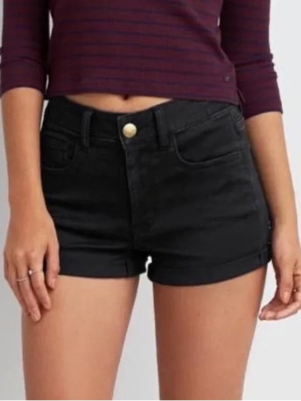 H&M Black Denim Women’s Jean Shorts✨